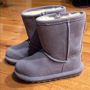 BearPaw Lavender Suede Boots